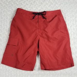 CHAPS Red Board Shorts Size M